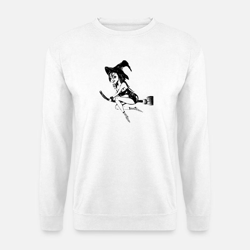witch1 - Unisex Pullover - Weiß