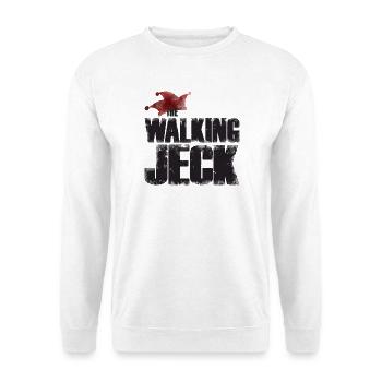 La marche jeck - chemise de carnaval - Sweat-shirt Unisexe - blanc - Devant