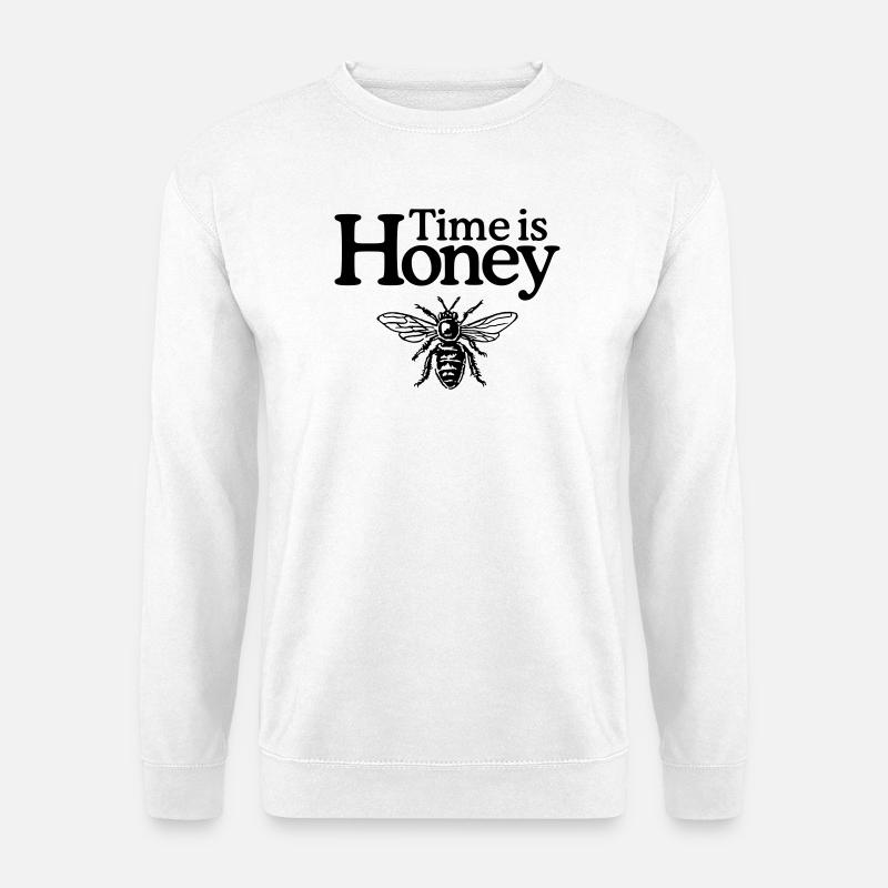 Time is Honey - Unisex Pullover - Weiß