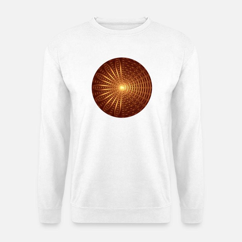 Mandala der Erdung Shirt - Unisex Pullover - Weiß