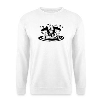 Plongeur - Sweat-shirt Unisexe - blanc - Devant