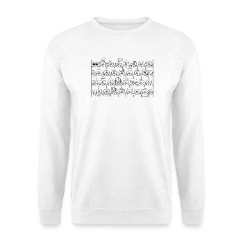 Funny Cats - Funny Cats - Unisex Sweatshirt - white - Front