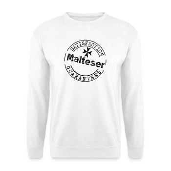 Malteser satisfaction ambulanciers de satisfaction - Sweat-shirt Unisexe - blanc - Devant
