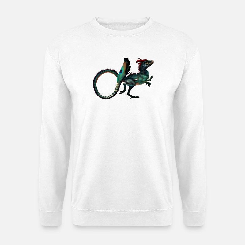 dinosaur - Unisex Sweatshirt - white
