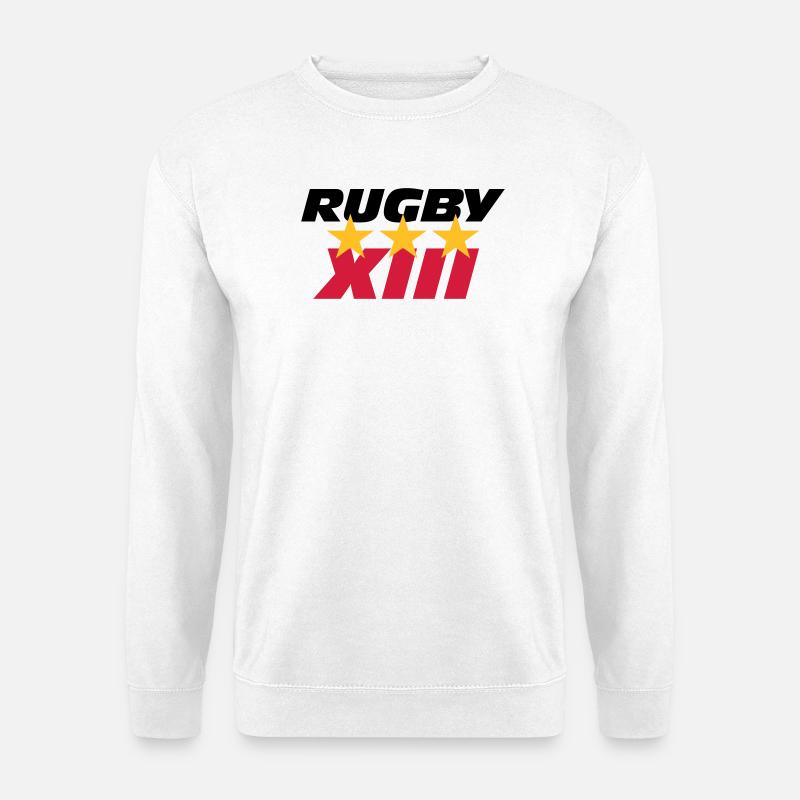 Rugby XIII - Unisex Sweatshirt - white