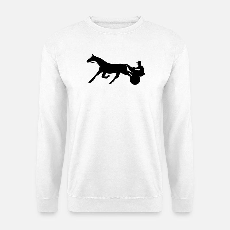 Harness Racing - Unisex Sweatshirt - white