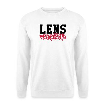 Stellt Objektiv! - Unisex Pullover - Weiß - Vorne - Alina (178cm) & Michal (187cm)