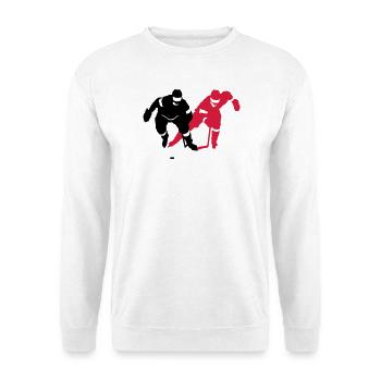 Hockey - Sweat-shirt Unisexe - blanc - Devant