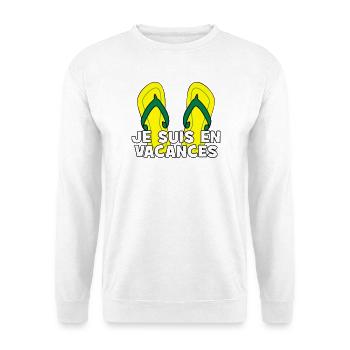 I'm on vacation! - Unisex Sweatshirt - white - Front