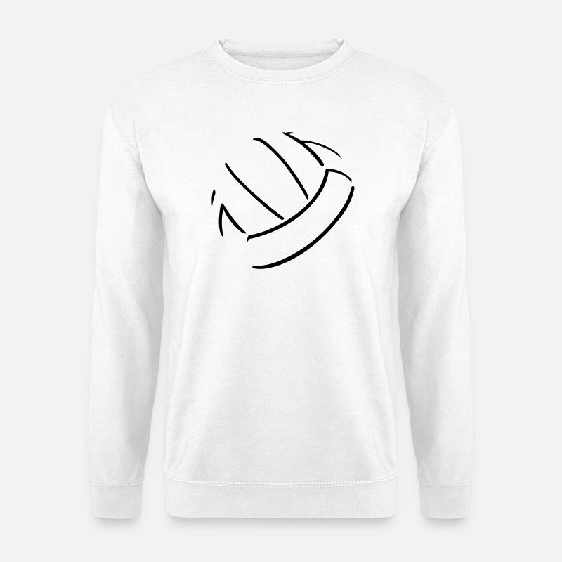 Volleyball Ball - Unisex Pullover - Weiß