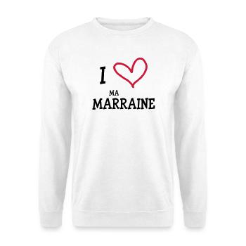 Ich liebe meine Patin - Unisex Pullover - Weiß - Vorne