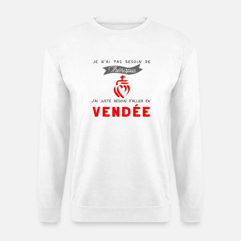 Vendée - Therapie - Unisex Pullover - Weiß