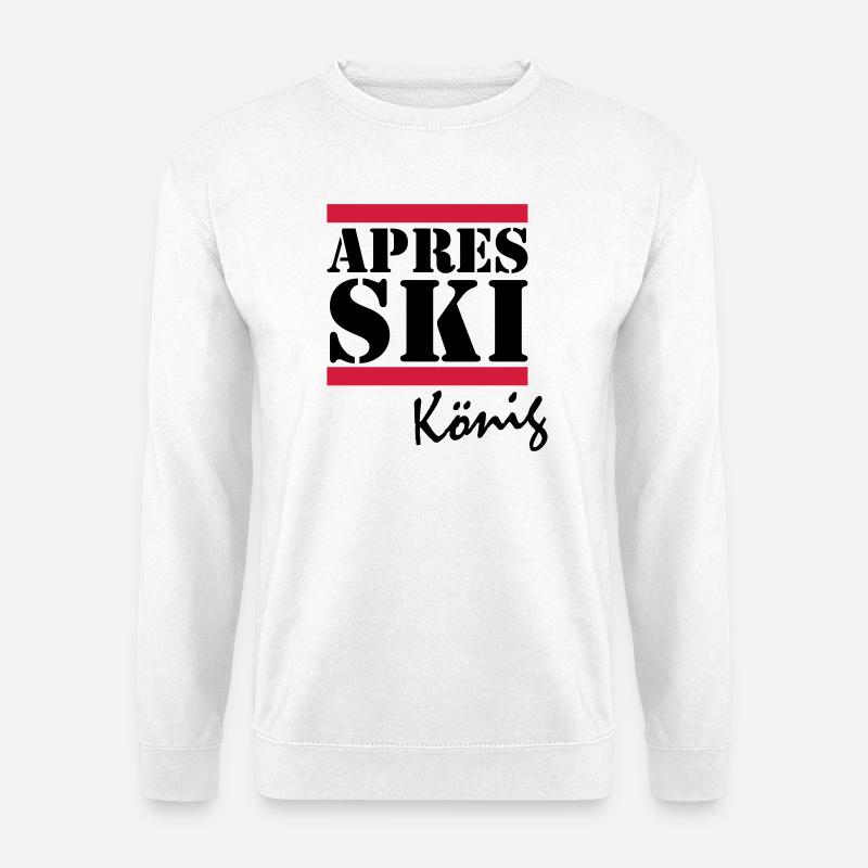 APRES SKI KING - Sweat-shirt Unisexe - blanc