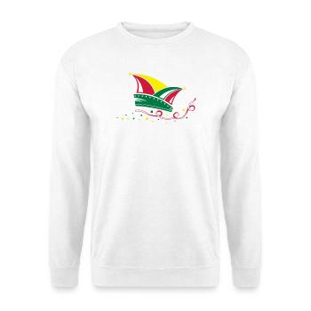 Carnaval de Fool’s Cap Carnaval - Sweat-shirt Unisexe - blanc - Devant
