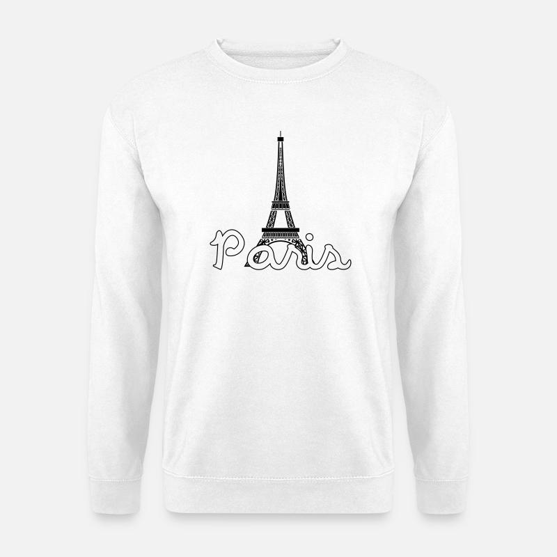 Paris - Unisex Pullover - Weiß