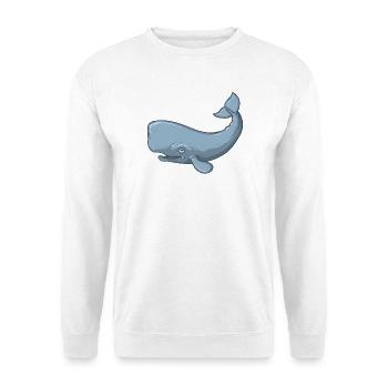 Sperm Whale - Unisex Sweatshirt - white - Front