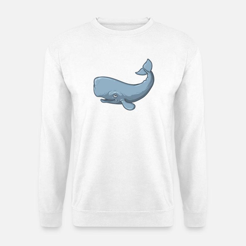 Sperm Whale - Unisex Pullover - Weiß
