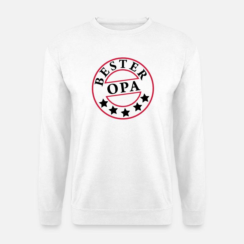 „Bester Opa“ - Unisex Pullover - Weiß