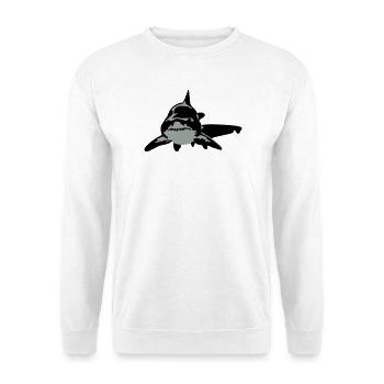 shark - Unisex Sweatshirt - white - Front