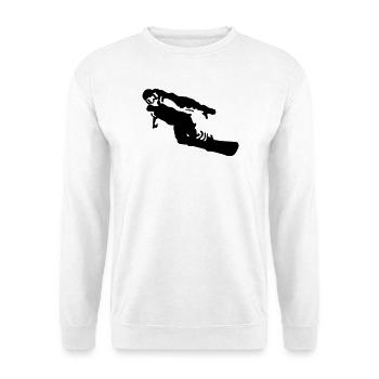snowboarder - Unisex Sweatshirt - white - Front