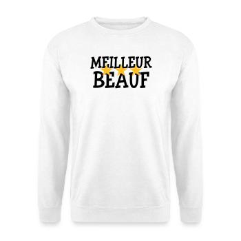 Meilleur Beauf - Sweat-shirt Unisexe - blanc - Devant