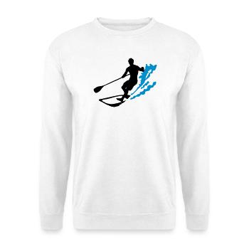 stand up paddling - Unisex Pullover - Weiß - Vorne