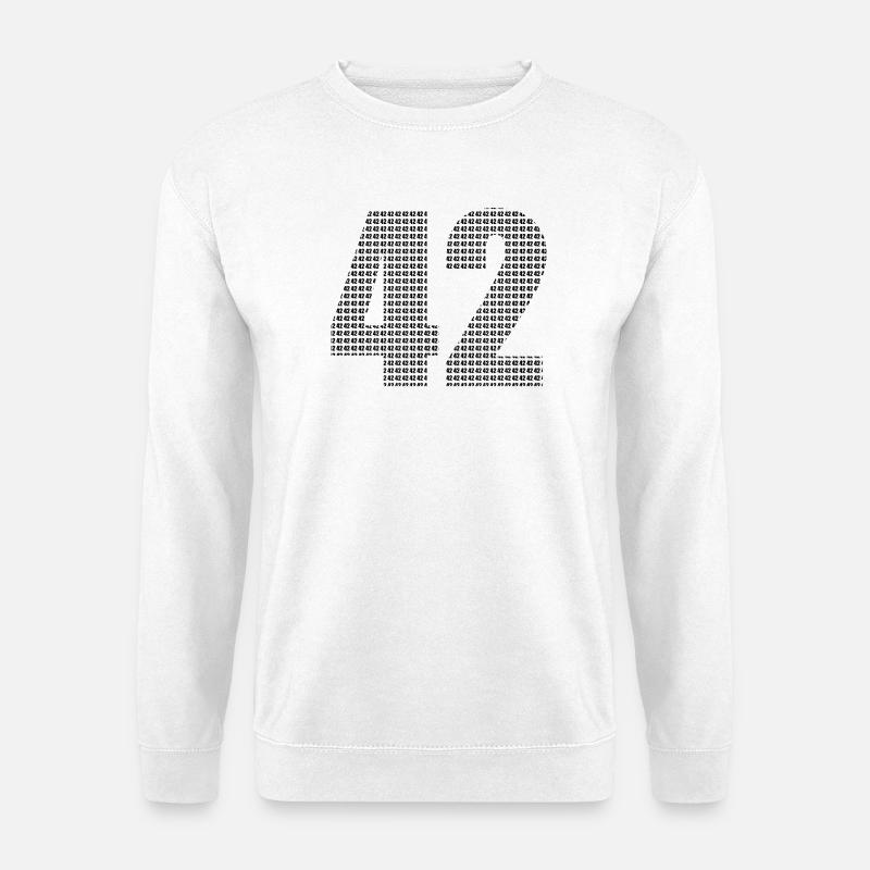 42 - Unisex Pullover - Weiß