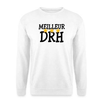 Meilleur DRH - Sweat-shirt Unisexe - blanc - Devant