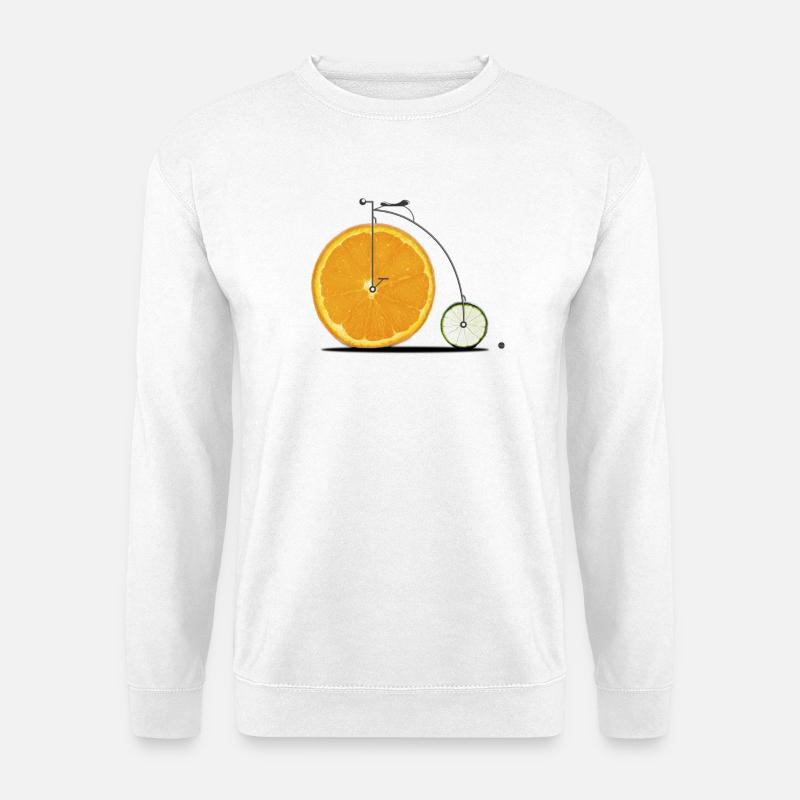 Fruit Bicycle - Unisex Sweatshirt - white