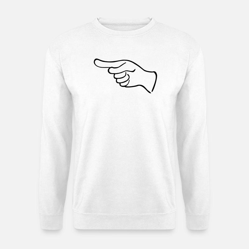 An Indicative Hand - Unisex Sweatshirt - white