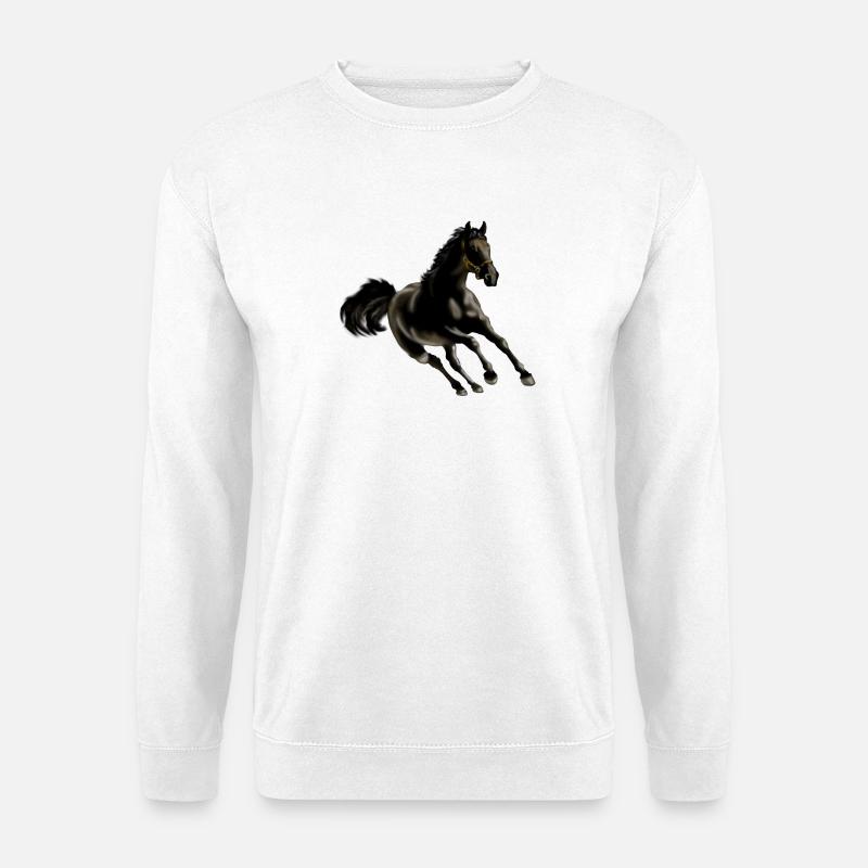 Pferd - Unisex Pullover - Weiß