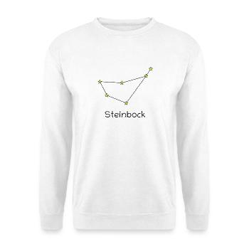 Sternzeichen Steinbock - Unisex Pullover - Weiß - Vorne