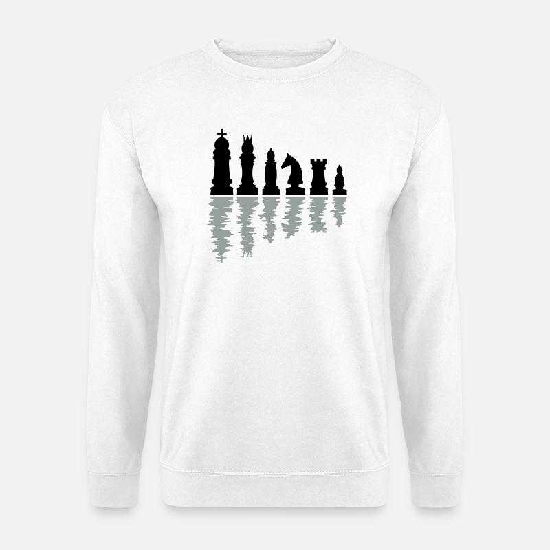 schach schachfiguren - Unisex Pullover - Weiß