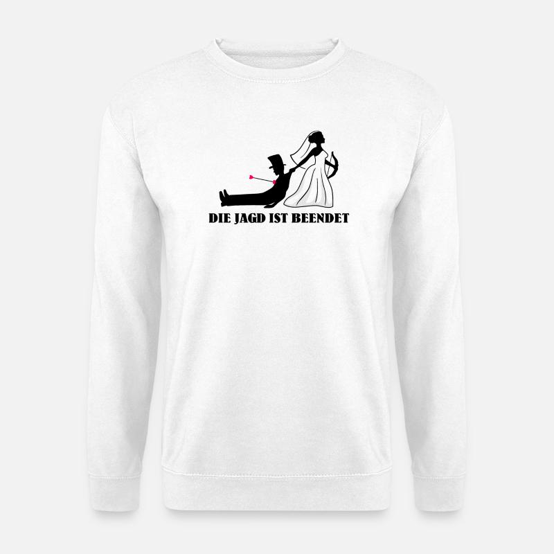 Cooler Spruch Junggesellinnenabschied Hochzeit - Unisex Pullover - Weiß