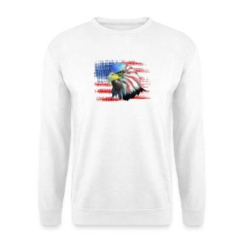 eagle USA - Unisex Sweatshirt - white - Front