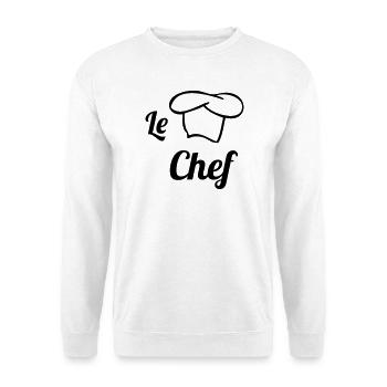 Le Chef - Unisex Sweatshirt - white - Front