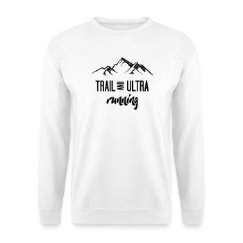 Trail Running et Ultra Running - Sweat-shirt Unisexe - blanc - Devant