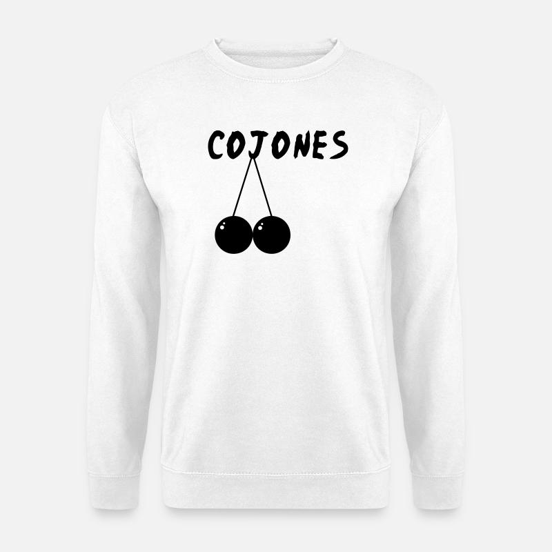cojones - Unisex Pullover - Weiß