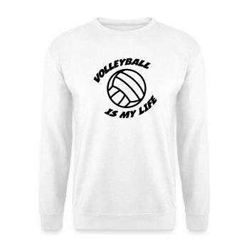 Volleyball - Unisex Sweatshirt - white - Front