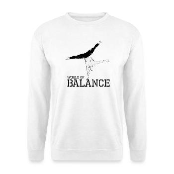 hand balance handstand calisthenics sport athlete - Unisex Sweatshirt - white - Front