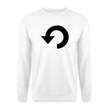 Repeat Symbol - Unisex Sweatshirt - white - Front