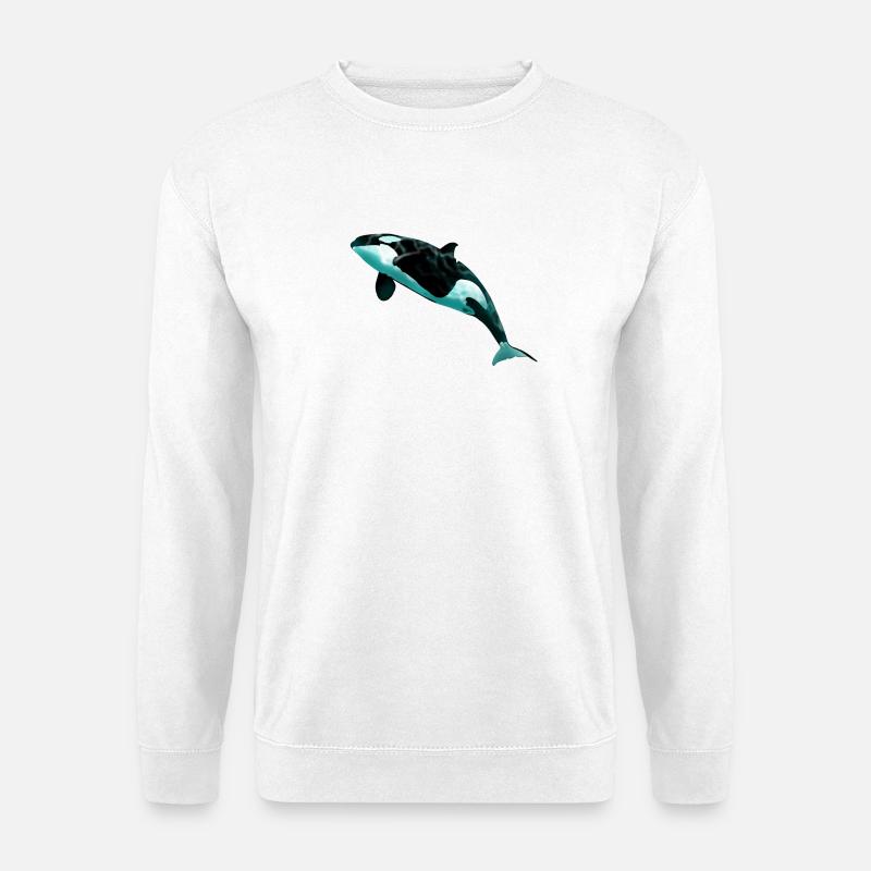 Orca - Unisex Pullover - Weiß
