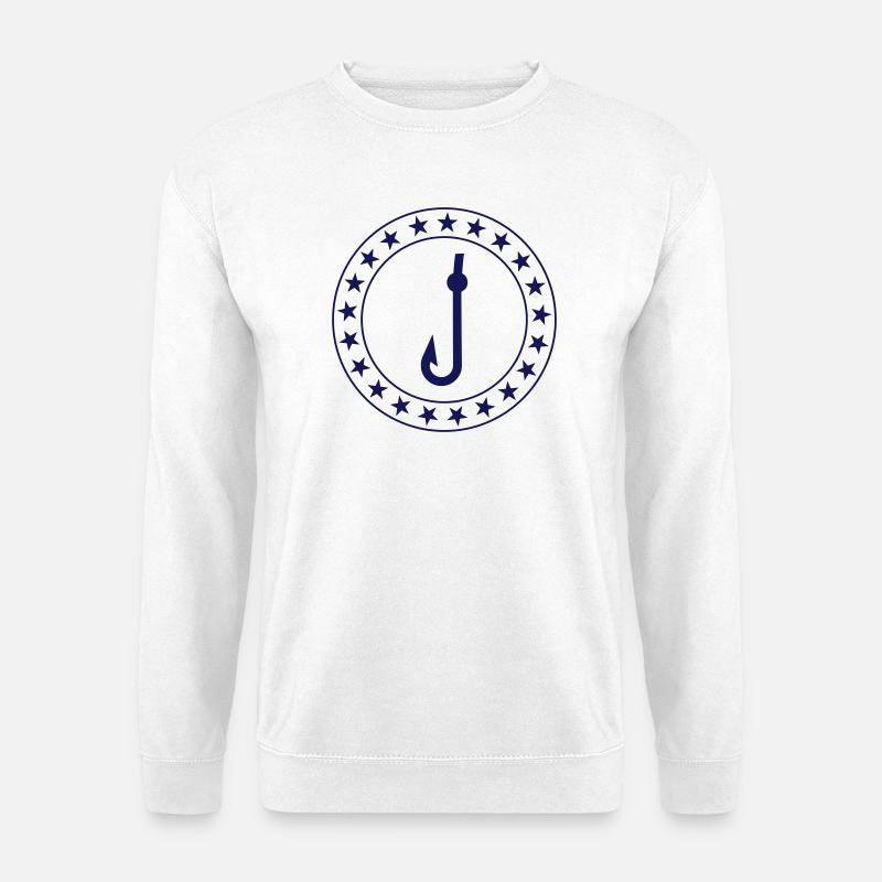 Fishing - Unisex Pullover - Weiß