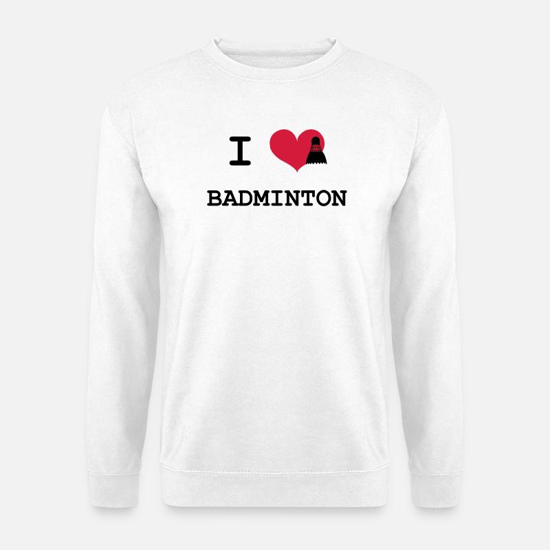 Badminton - Unisex Pullover - Weiß