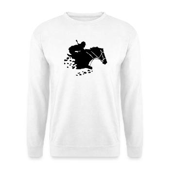 Reiterin - Unisex Pullover - Weiß - Vorne