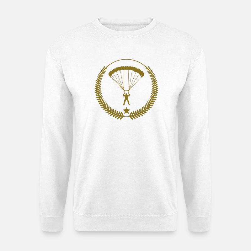 Skydiving - Unisex Pullover - Weiß