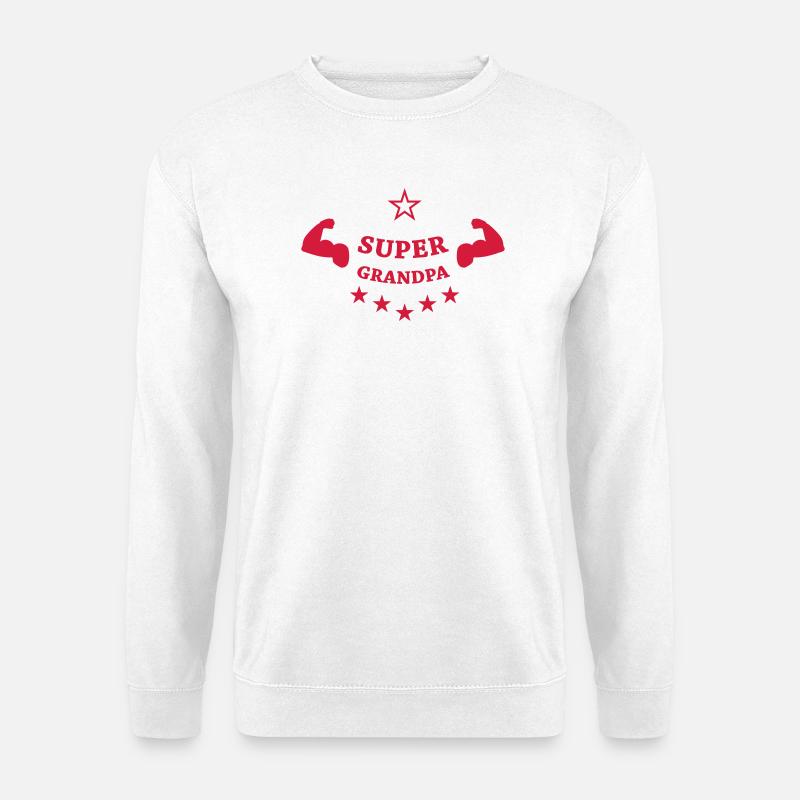 Super Grandpa ! - Unisex Pullover - Weiß