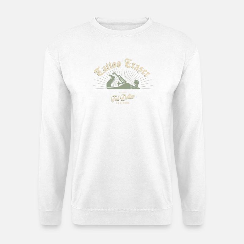 Tattoo Eraser - Unisex Pullover - Weiß