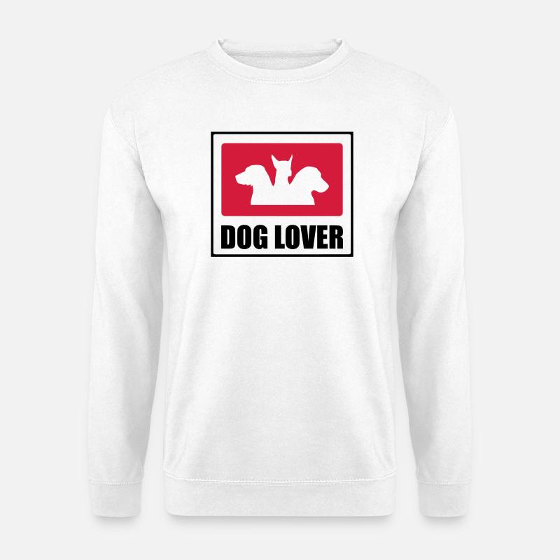 Dog Lover - Unisex Pullover - Weiß