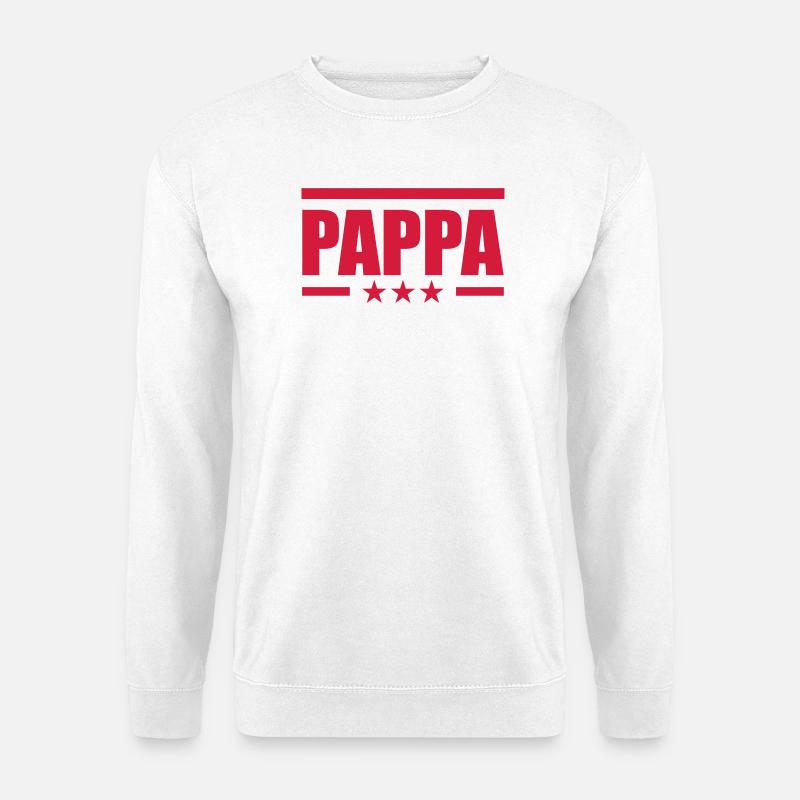 Pappa - Unisex Pullover - Weiß